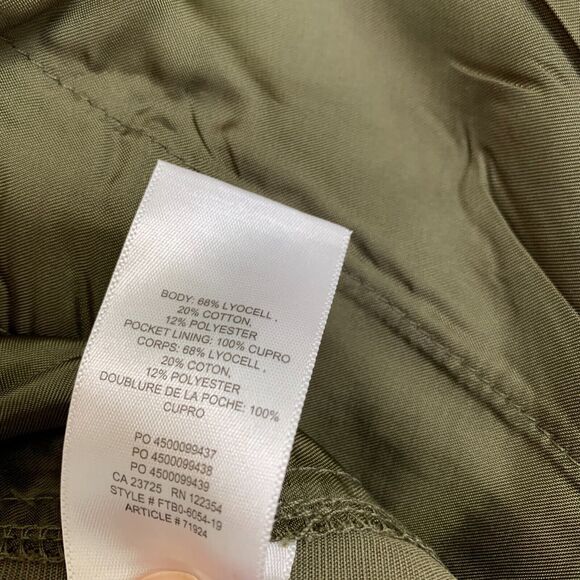 The GROUP by BABATON Olive Hi Waist Drawstring Paper Bag Wide Leg KERRI Pants - Picture 10 of 15